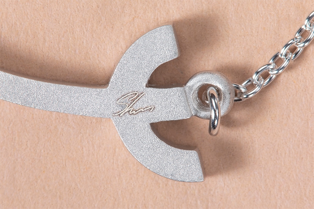 イケメン気功師シュン　Ψ×アクアマリン　シルバーネックレス（特典：限定映像URL付き）