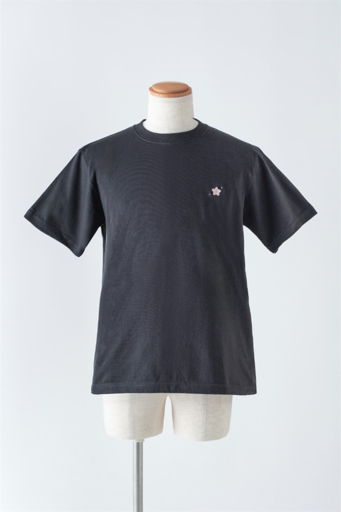 サクラナイツ 桜刺繍Tシャツ スミ/XLサイズ スミ XL