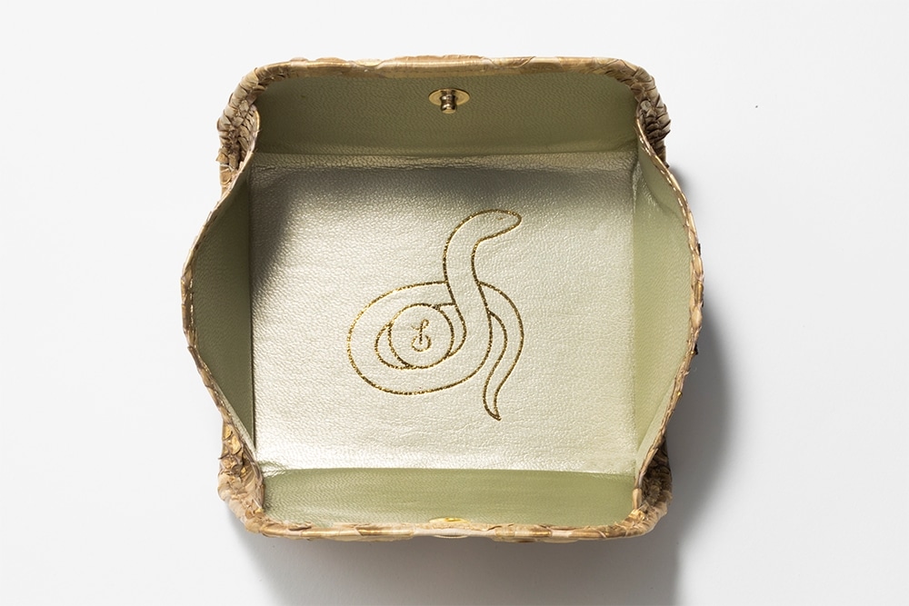 【数量限定】ハッピー.三姉妹　金運アップ巳守豆財布（みまもりまめざいふ）　シャンパンゴールド