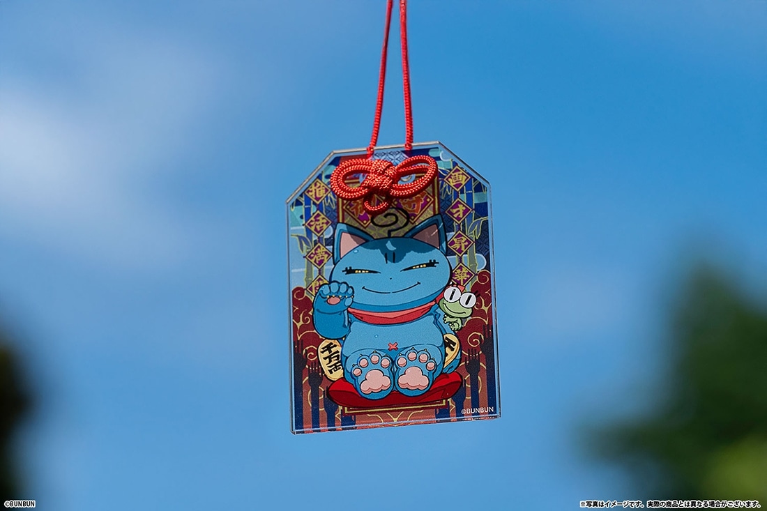 abec/BUNBUN 20th Exhibition CHARACTERS お守り風アクリルキーホルダー BUNBUN招き猫