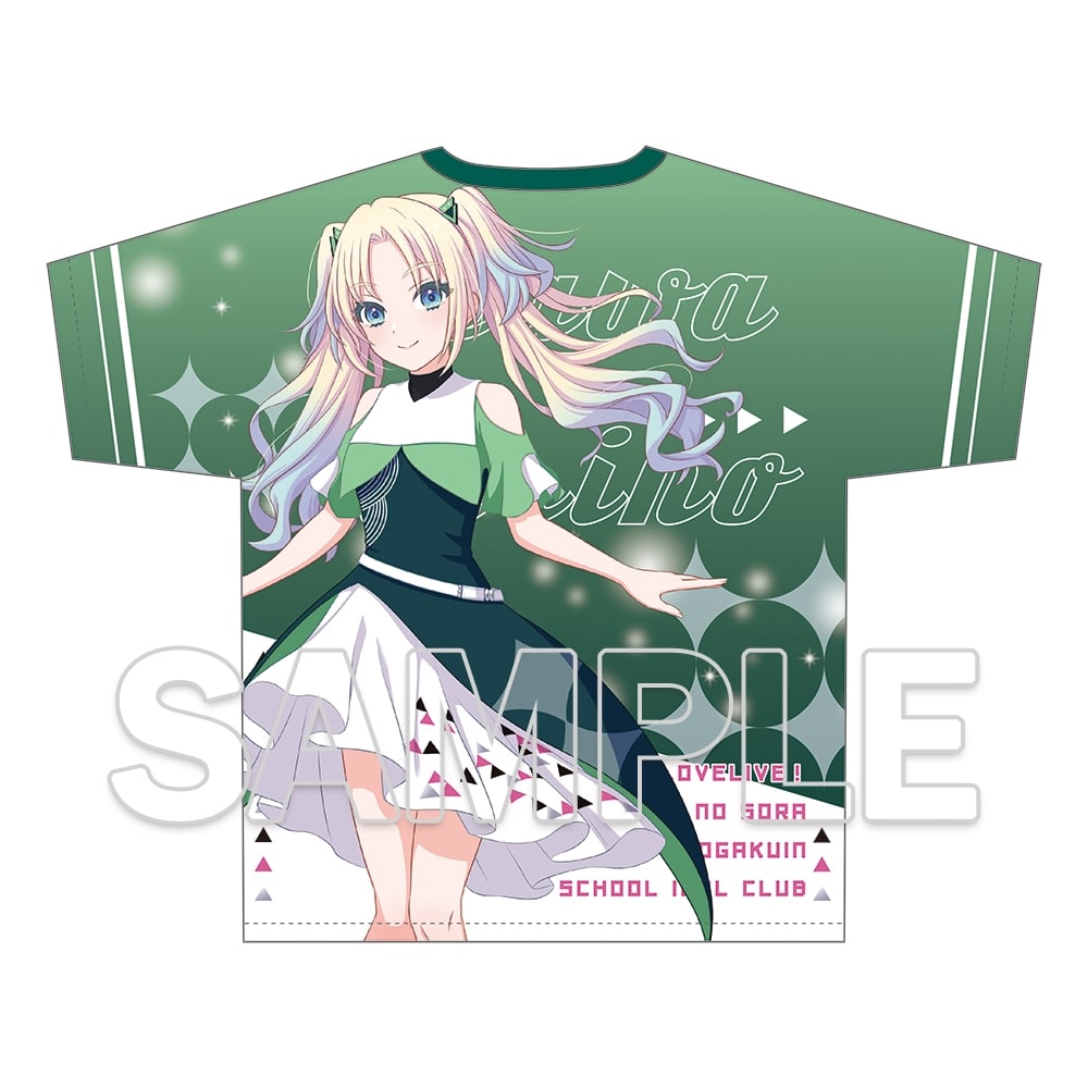 【二次受注】『ラブライブ！蓮ノ空女学院スクールアイドルクラブ』フルグラフィックTシャツ Ver.翠鱗舞 大沢瑠璃乃