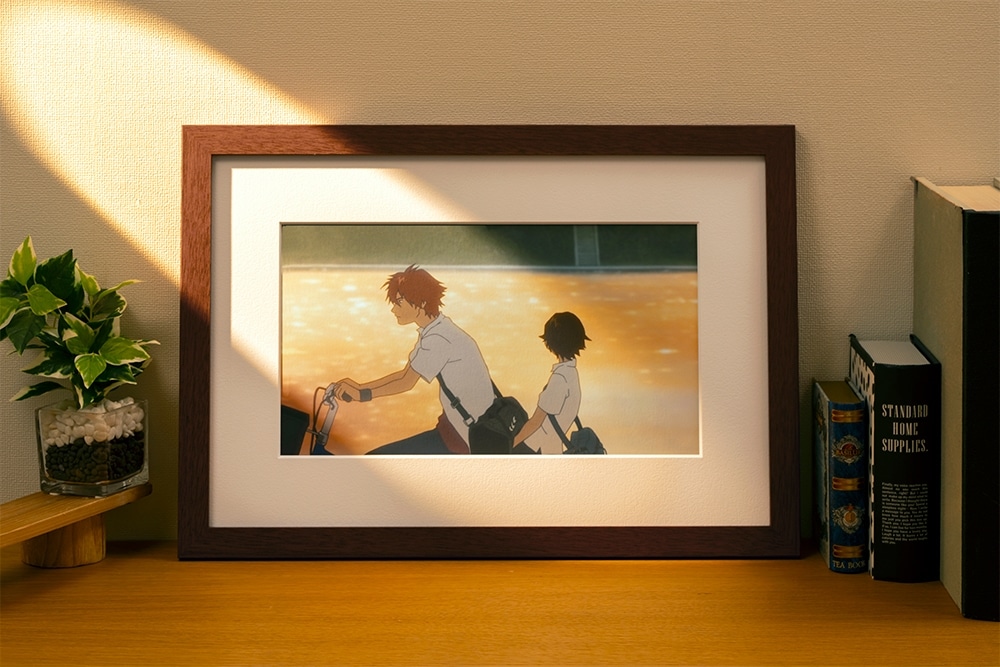 「時をかける少女」複製原画〈二人乗り〉