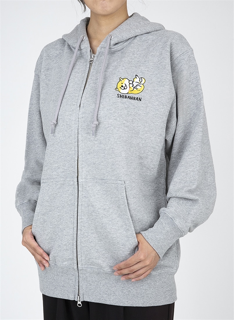 しばんばん　刺繍パーカー〈しばんばん〉XLサイズ