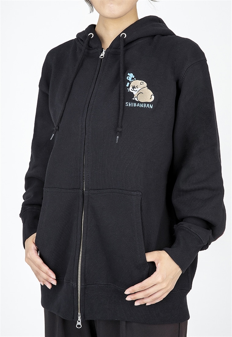 しばんばん　刺繍パーカー〈むちころばんばん〉Sサイズ