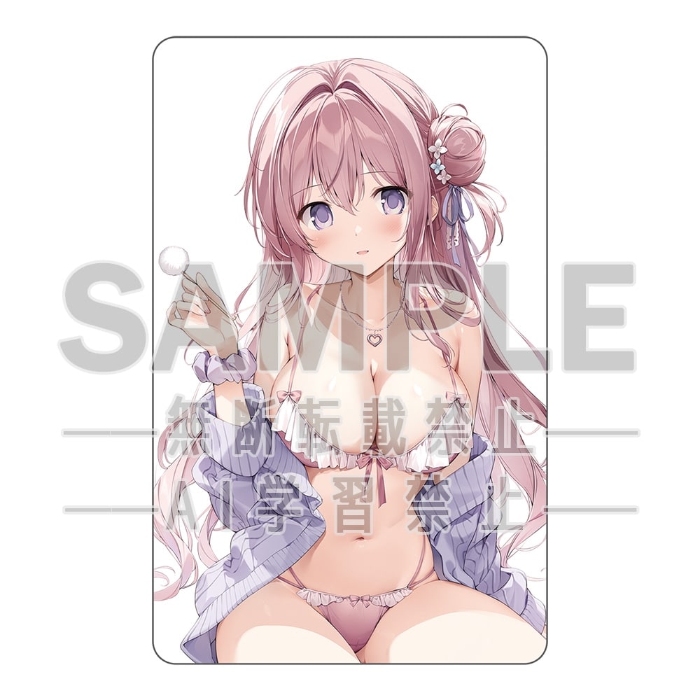 電撃萌王2025年10月号誌上通販 10月号表紙図書カードNEXT・karory【台座付き】