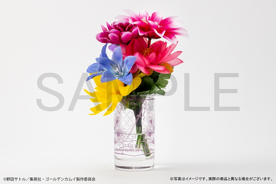 TVアニメ『ゴールデンカムイ』 グラス 花ver. 鯉登少尉