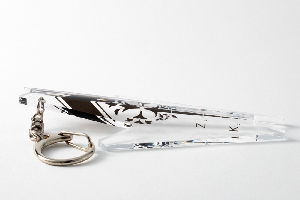 「ファイブスター物語」GTMパーツキーホルダー（Zarathustra Apterbringer Panzer Kampf Roboter）