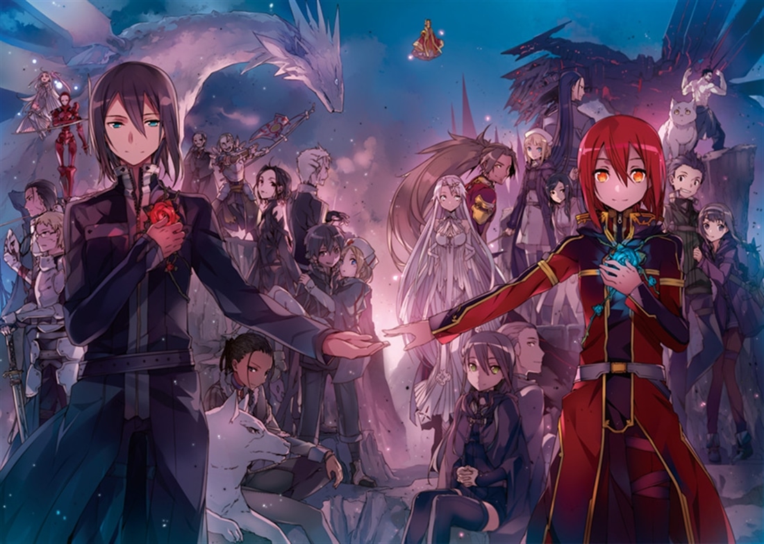 【抽選販売】abec/BUNBUN 20th Exhibition CHARACTERS 展示品販売 スニーカー文庫『薔薇のマリア』 20.I love you.[noir]＆『薔薇のマリア』 21.I love you.[rouge] カバーイラスト