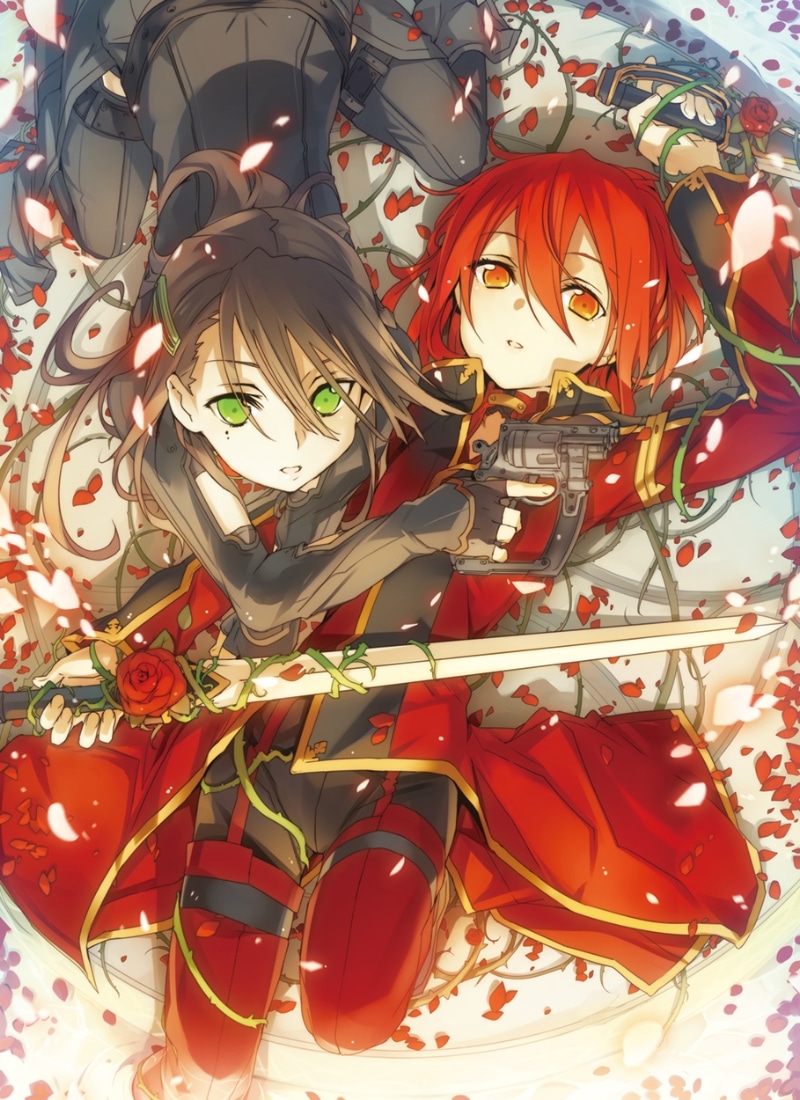 【抽選販売】abec/BUNBUN 20th Exhibition CHARACTERS 展示品販売 スニーカー文庫 『薔薇のマリア』 15.愛も憎しみも絶望も カバーイラスト