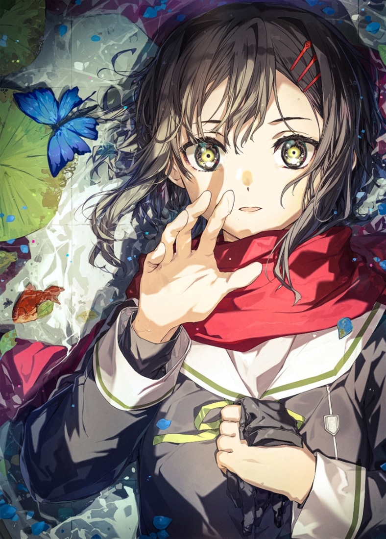 【抽選販売】abec/BUNBUN 20th Exhibition CHARACTERS 展示品販売 MF文庫J『恋は暗黒。』2 カバーイラスト