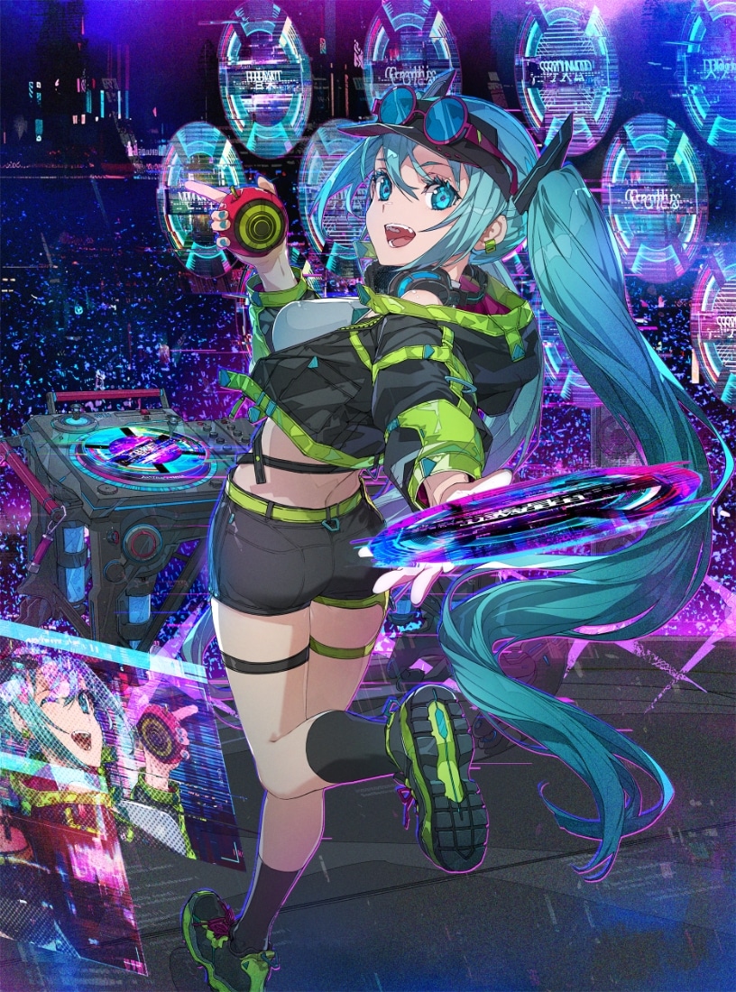【抽選販売】abec/BUNBUN 20th Exhibition CHARACTERS 展示品販売 HATSUNE MIKU Digital Stars 2024 メインビジュアル