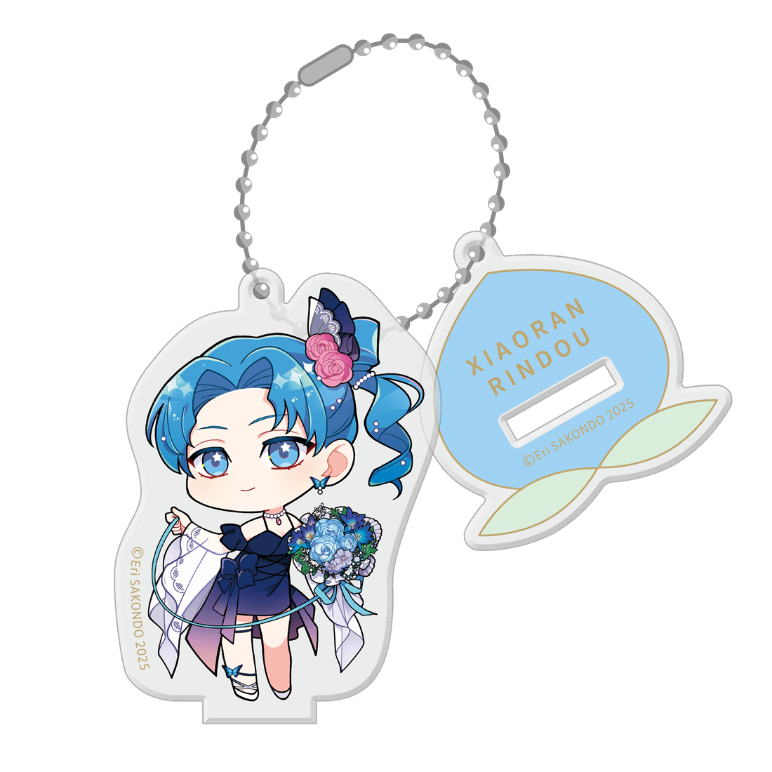 桃組プラス戦記 ミニキャラアクリルキーホルダー 竜胆 宵藍