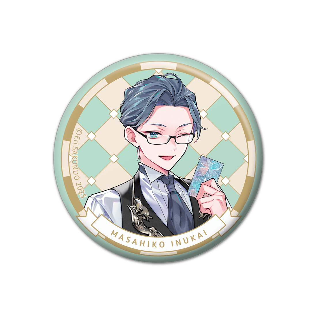 桃組プラス戦記 きらきら缶バッジ 犬飼 雅彦