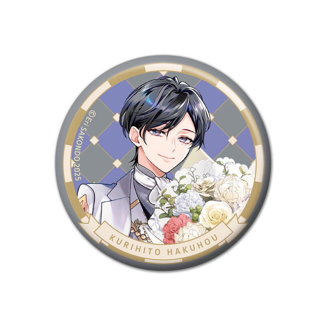 桃組プラス戦記 きらきら缶バッジ 白峰 涅人