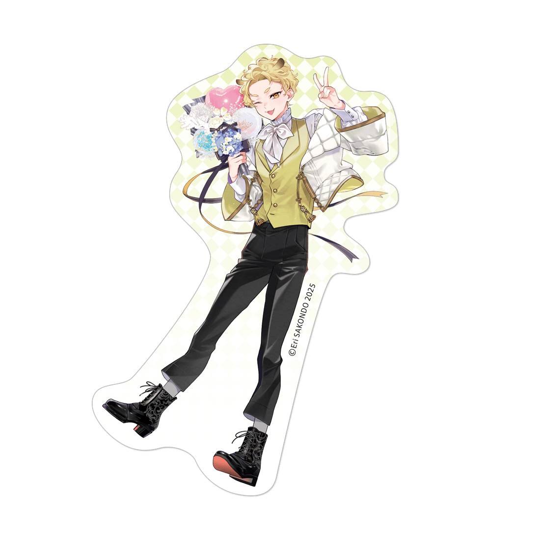 桃組プラス戦記 ステッカー 羊原 こうじ