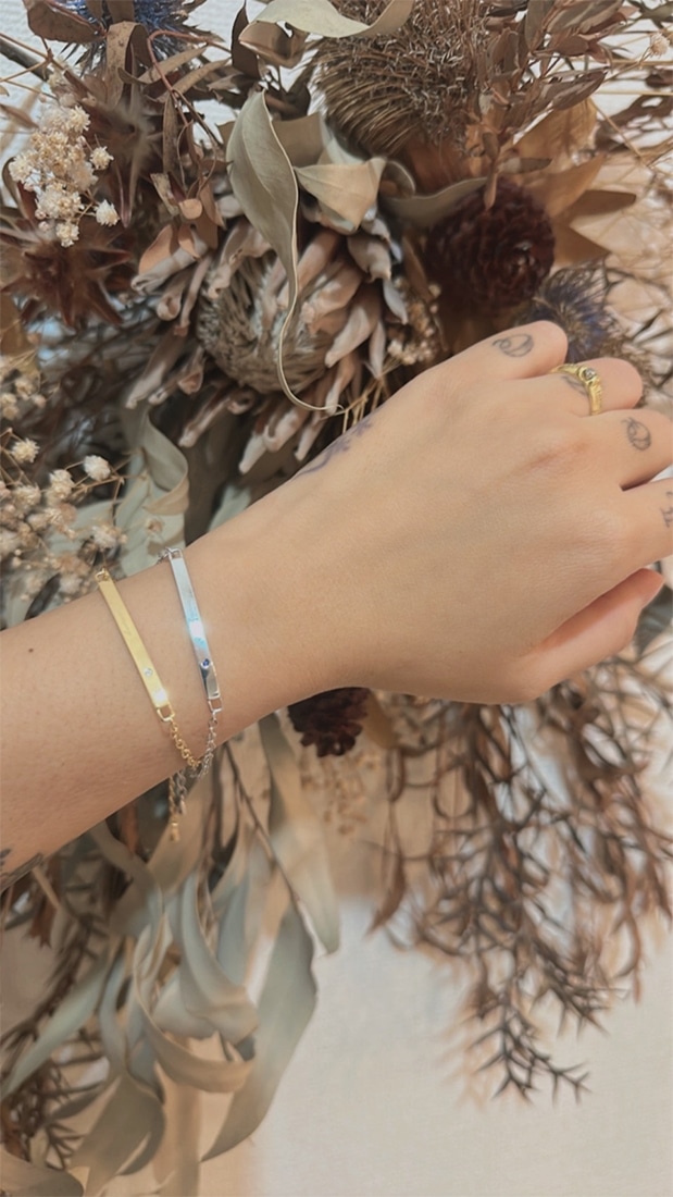 ゆーうがみさーRINO　月のエネルギー　シルバーブレスレット