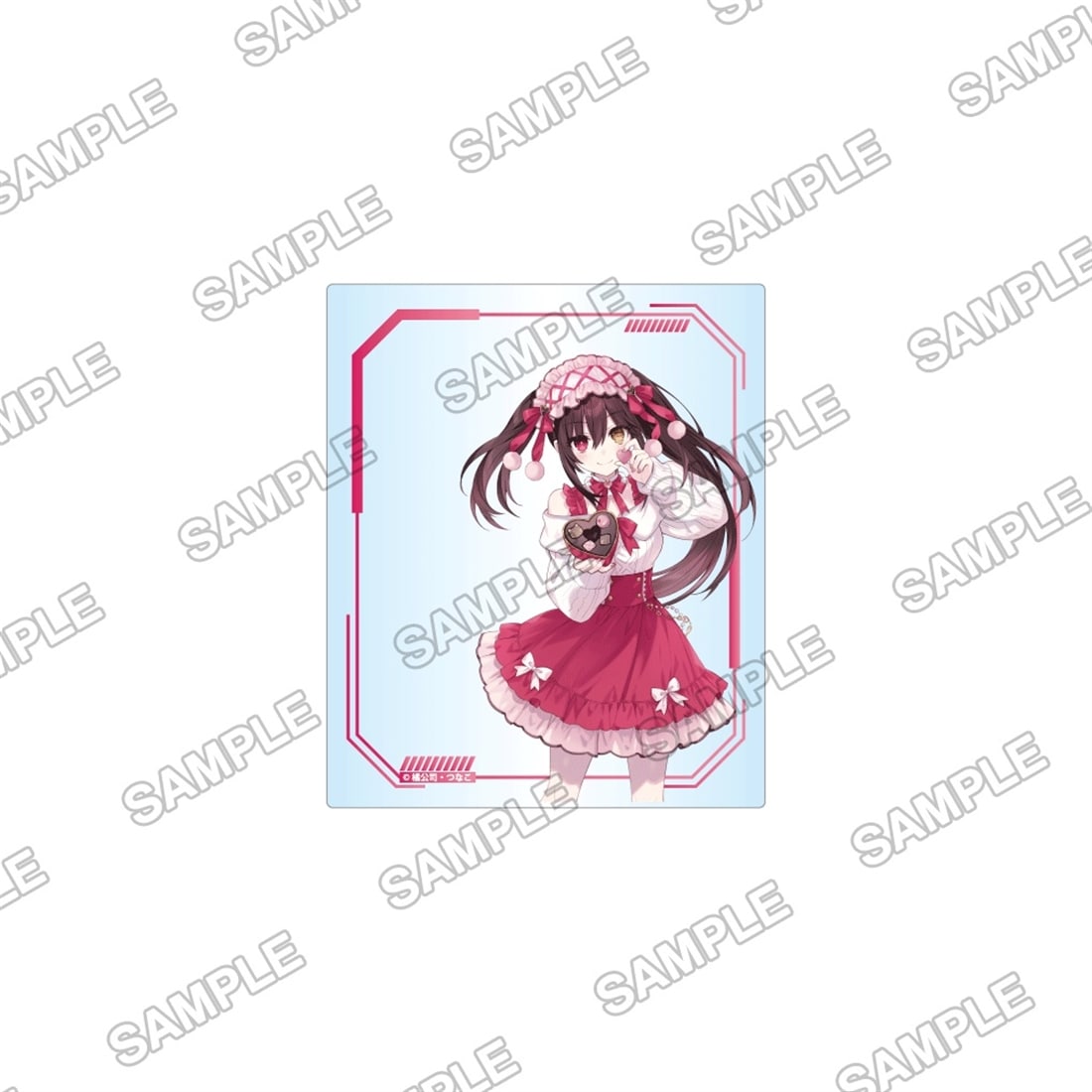 【二次受注】『デート・ア・ライブ』狂三バレンタイン2026 描き下ろし缶バッジ＆アクリルカードセット