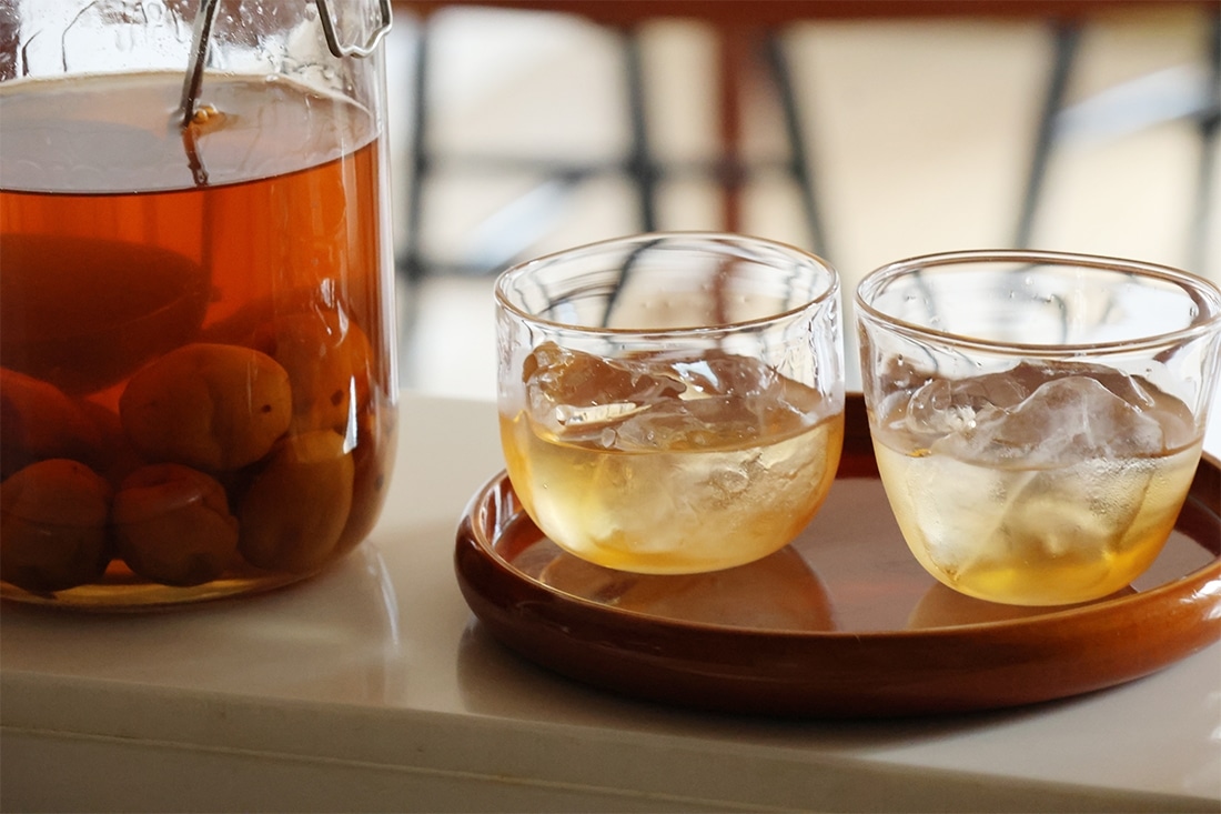 hibi hibi utsuwa"晴れの日グラス" "雨の日グラス" 手吹きグラス2個セット（化粧箱入り）