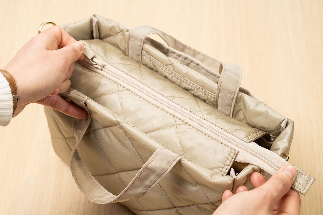 Ryucrew Airlines 2way トラベルバッグ グレージュ