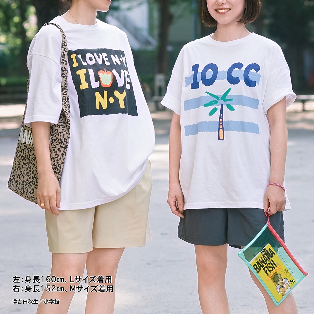 BANANA FISH ワイドシルエットTシャツ Bタイプ M M