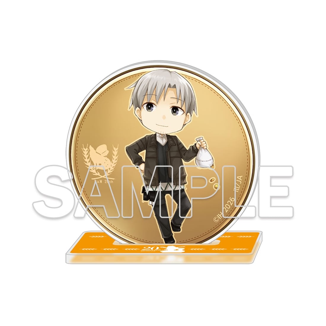 『狼と香辛料』原作20周年記念 トレーディングコイン風アクリルマスコット