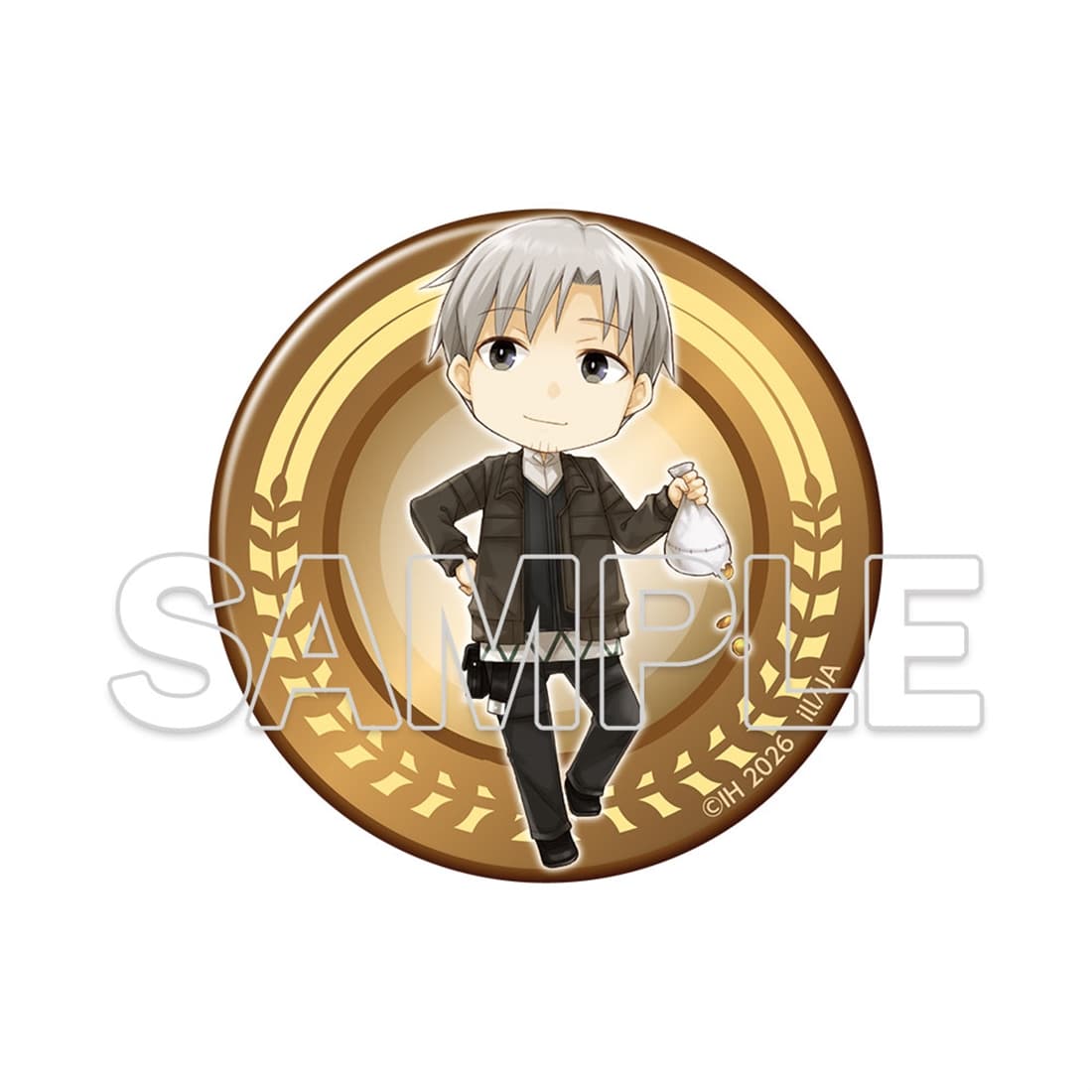 『狼と香辛料』原作20周年記念 トレーディング缶バッジ　描き下ろしミニキャラver.