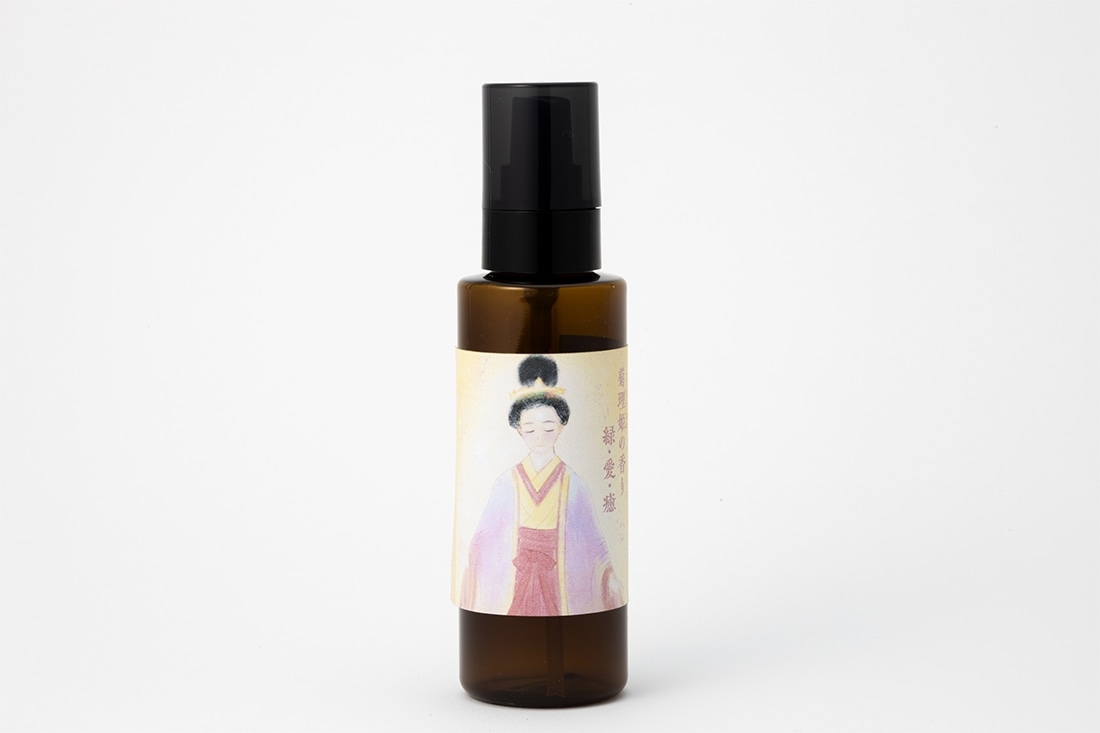 ハッピー.三姉妹 龍神さまと菊理姫様 アロマスプレー2種と身守り塩2袋＋巾着セット