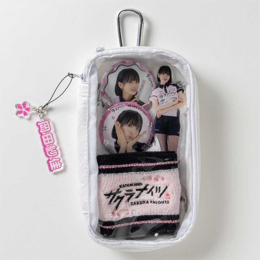 桜騎士団アクリルスタンドワイドポーチ