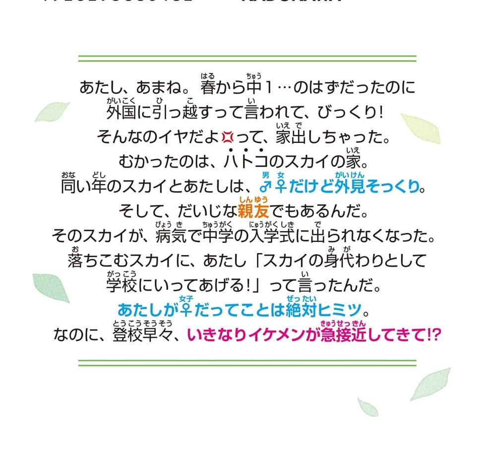 ブルーなあたしとピンクなぼく ２人の入れ替わり大作戦!?