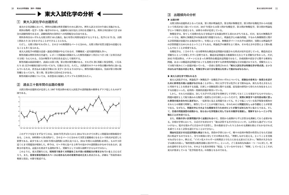 2022年度用　鉄緑会東大化学問題集　資料・問題篇／解答篇　2012-2021