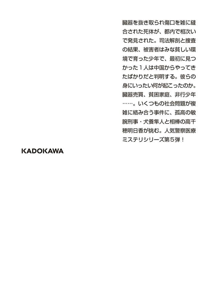 カインの傲慢 刑事犬養隼人