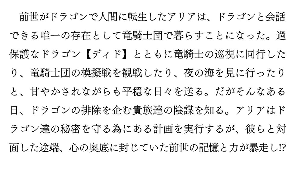 人間嫌いの転生少女はドラゴンの夢を見る 下