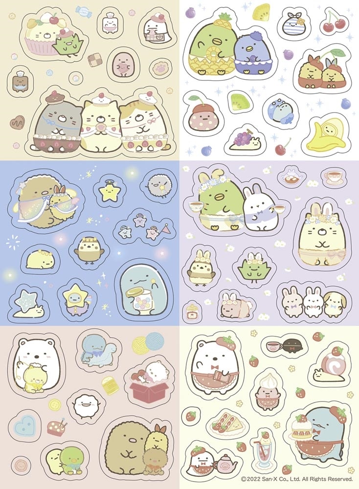 すみっコぐらし　おてがみスタンプセット