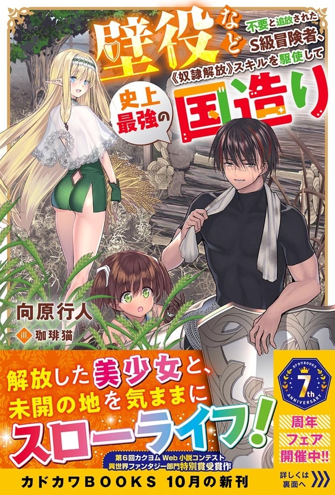 壁役など不要と追放されたＳ級冒険者、≪奴隷解放≫スキルを駆使して史上最強の国造り