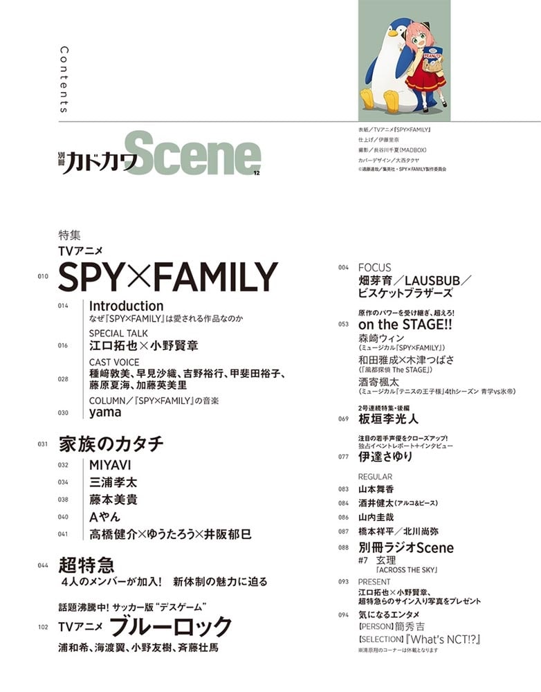 別冊カドカワScene 12