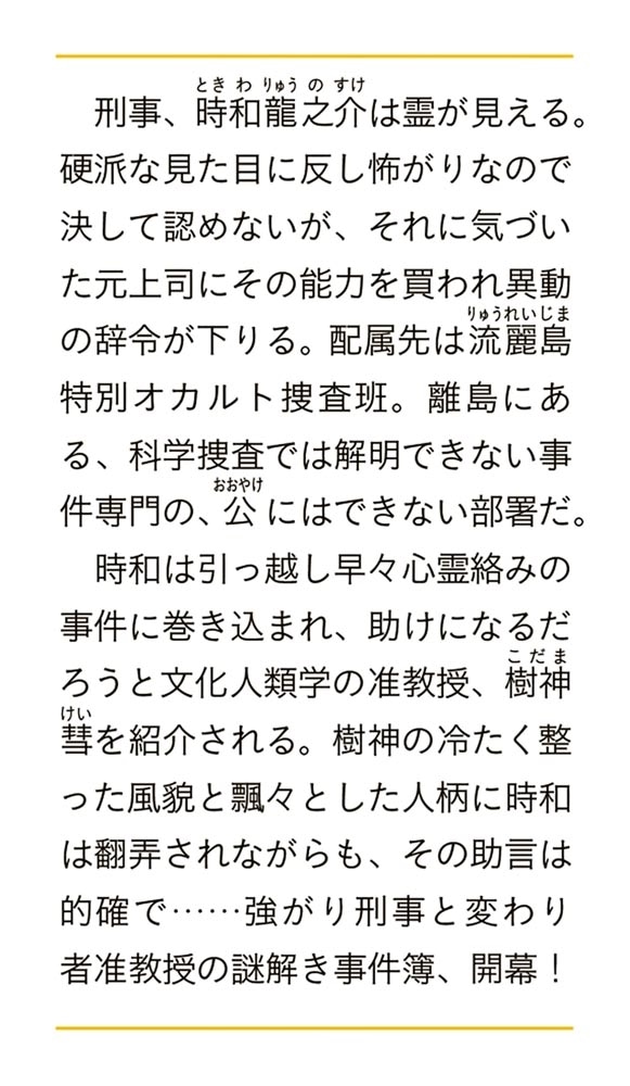 流麗島署オカルト班事件簿 闇は道連れ　世は裁け