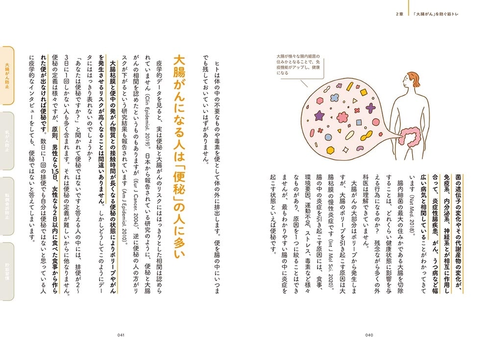 筋肉が がんを防ぐ。 専門医式　1日2分の「貯筋習慣」