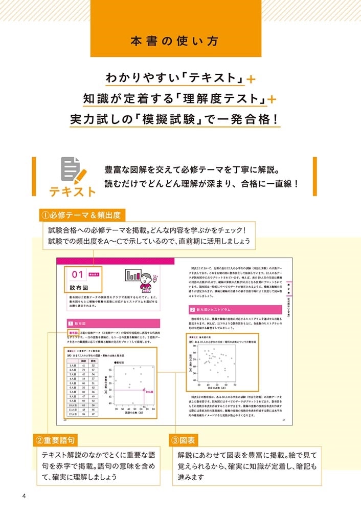 この１冊で合格！ 宮本翔太の統計検定(R)２級 テキスト＆問題集