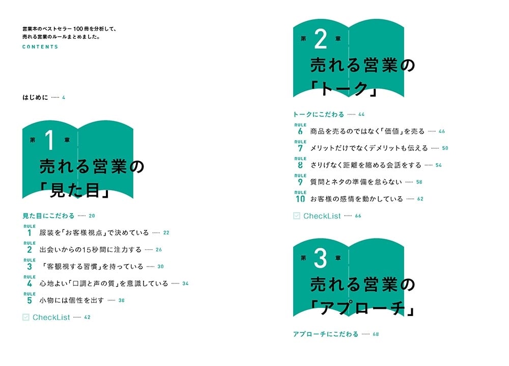 営業本のベストセラー１００冊を分析して、売れる営業のルールまとめました。