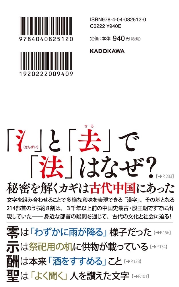 部首の誕生 漢字がうつす古代中国