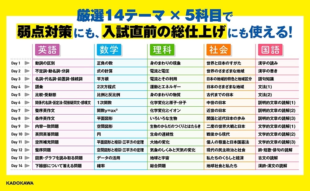 高校入試　合格問題集　王道の５科