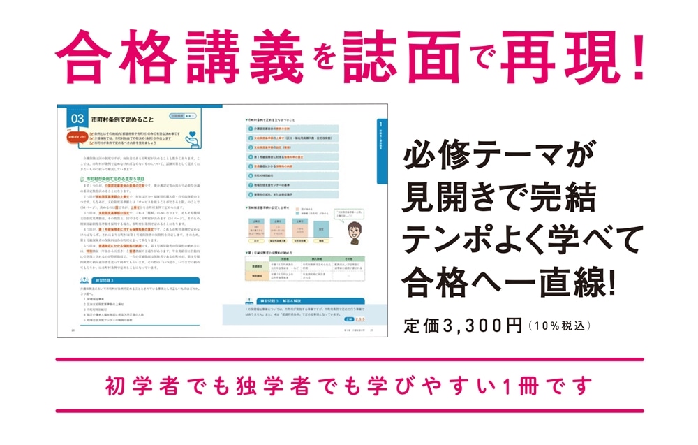 この1冊で合格！　馬淵敦士のケアマネ テキスト＆問題集　2025年度版