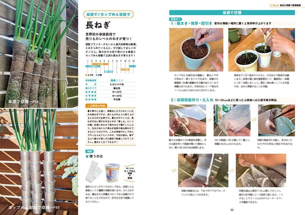 傘袋でジッパー袋で！ 最高においしい野菜が１年中、楽しく作れる本