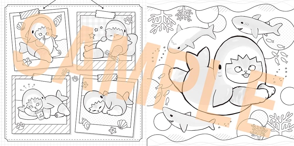 もふもふにゃんこに癒される mofusand まったり塗り絵レッスンブック