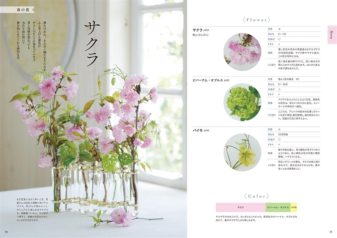 アレンジ上手になる花図鑑 いま、人気の花503種