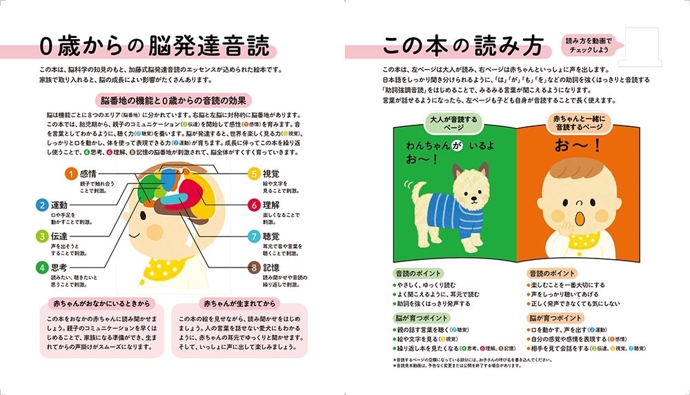 脳を育てる ０さいから おやこのおんどくえほん