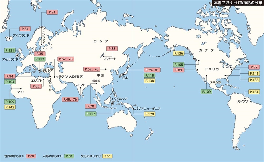 世界のはじまりの神話学 角川選書ビギナーズ