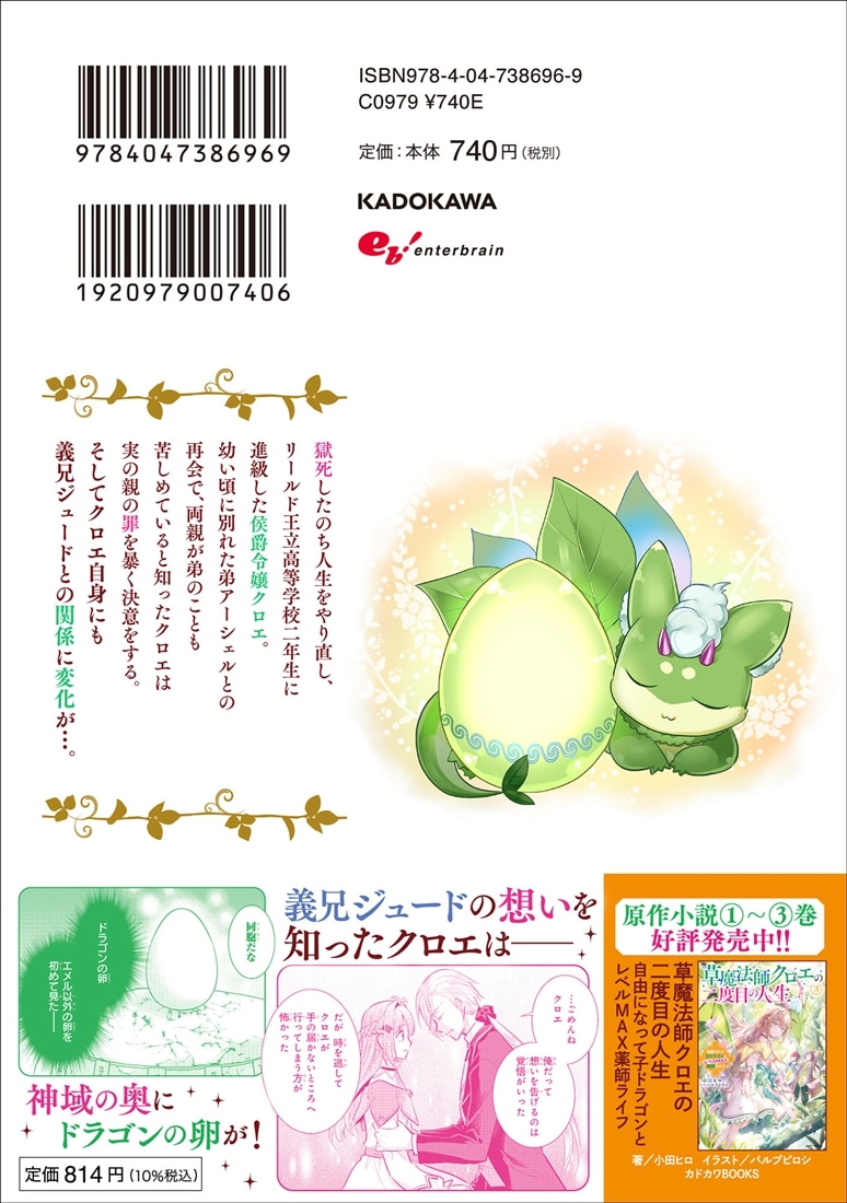 草魔法師クロエの二度目の人生 自由になって子ドラゴンとレベルMAX薬師ライフ 6