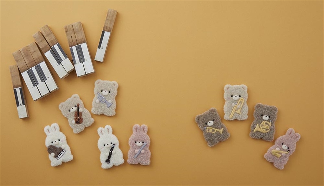 はじめてでも「かわいい」がつくれる！ パンチニードルでつくるもこもこファンシーなどうぶつたち