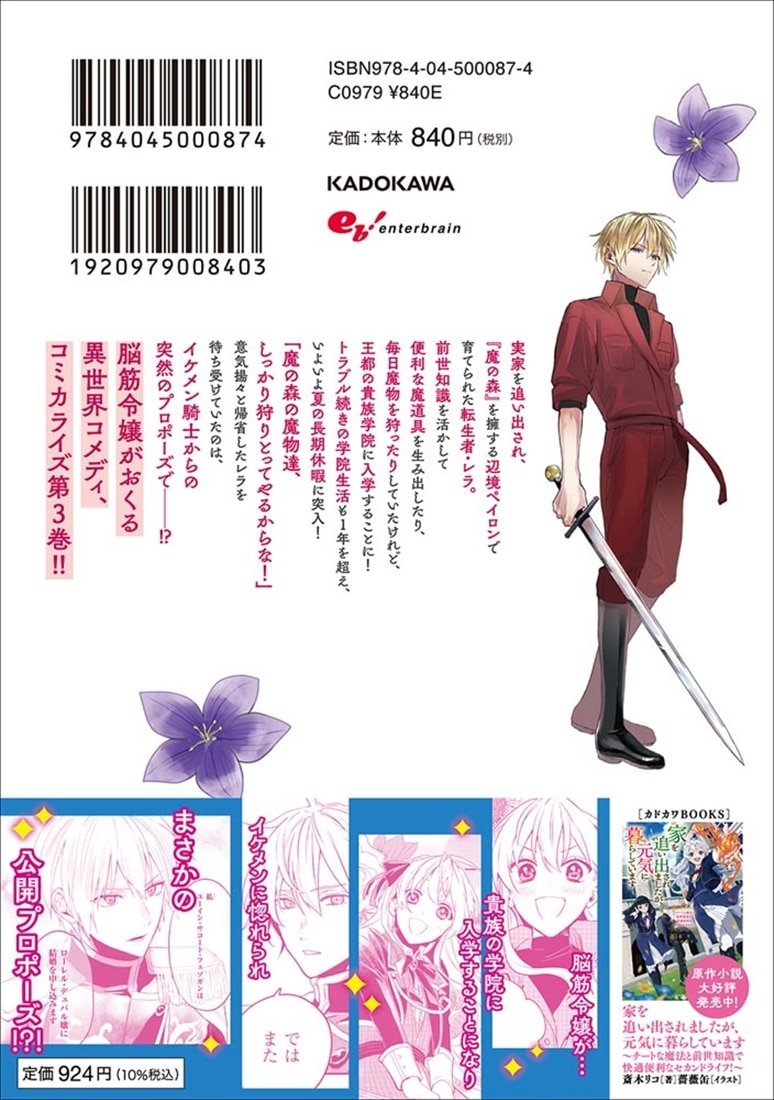 家を追い出されましたが、元気に暮らしています ～チートな魔法と前世知識で快適便利なセカンドライフ！～ 3